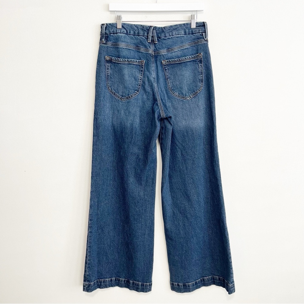 Good American Good Waist PALAZZO Patch Pocket Trouser Jeans Size 31 - Picture 6 of 10